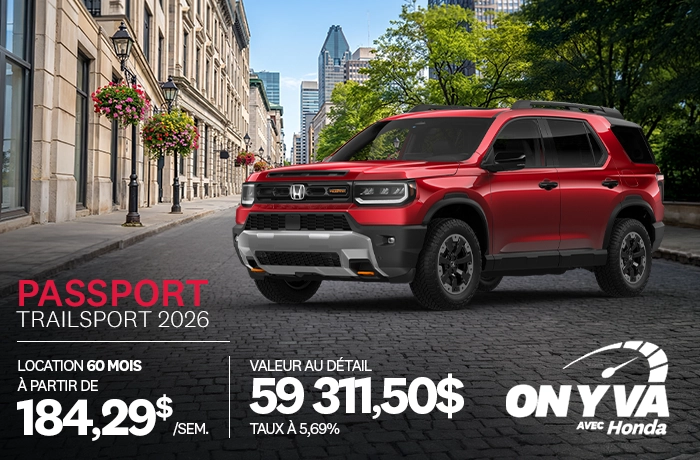 Bannière de Promotion Passport Trailsport 2026